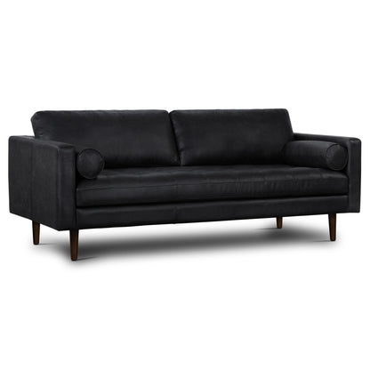 Canapé Napa 88,5 en Poly &amp; Bark - Cuir italien véritable
