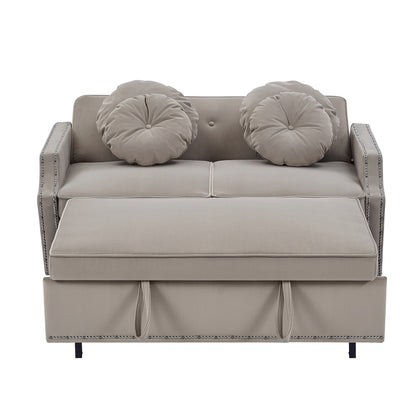 Canapé-lit réglable en polyester avec ports USB