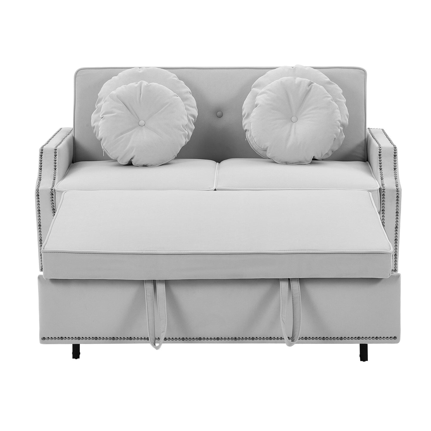 Canapé-lit réglable en polyester avec ports USB