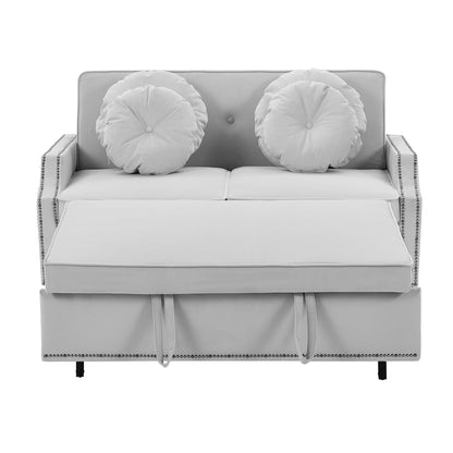 Canapé-lit réglable en polyester avec ports USB