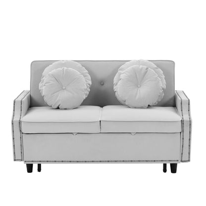 Canapé-lit réglable en polyester avec ports USB
