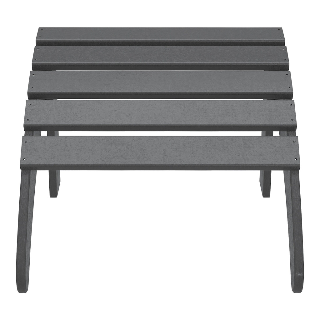 Ensemble de 4 chaises Adirondack d'extérieur Polytrends Aderson avec pouf