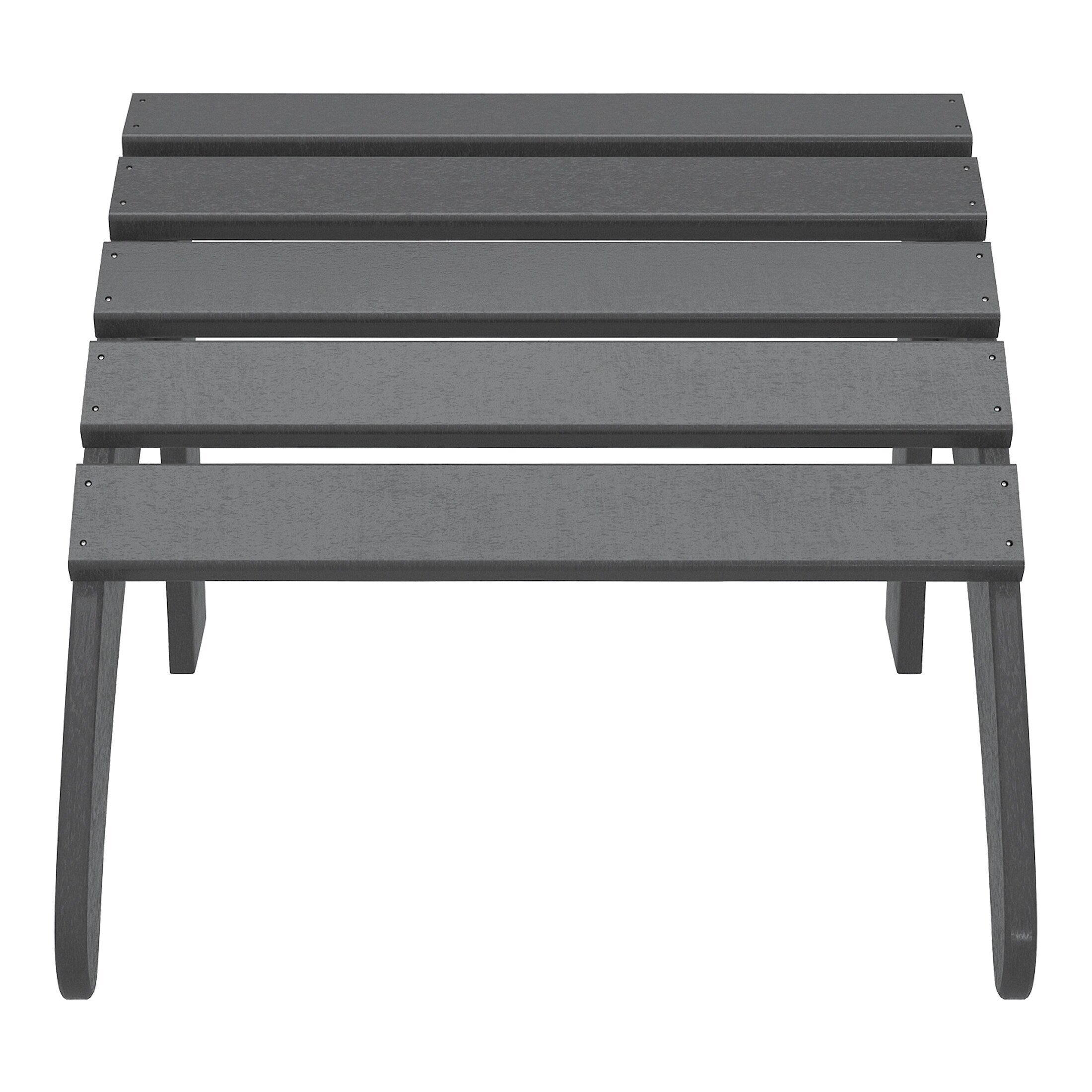 Ensemble de 4 chaises Adirondack d'extérieur Polytrends Aderson avec pouf