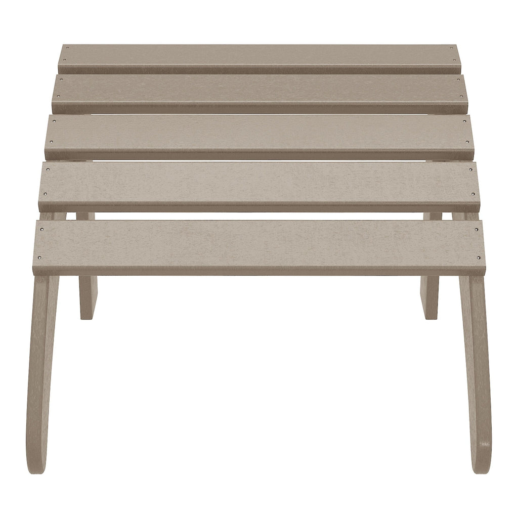 Ensemble de 4 chaises Adirondack d'extérieur Polytrends Aderson avec pouf