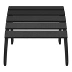 Ensemble de 4 chaises Adirondack d'extérieur Polytrends Aderson avec pouf