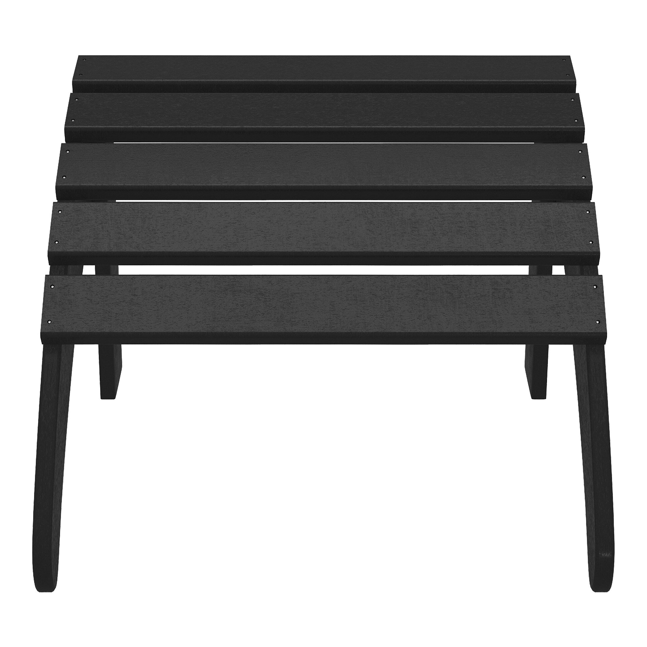 Ensemble de 4 chaises Adirondack d'extérieur Polytrends Aderson avec pouf