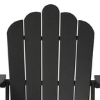 Ensemble de 4 chaises Adirondack d'extérieur Polytrends Aderson avec pouf