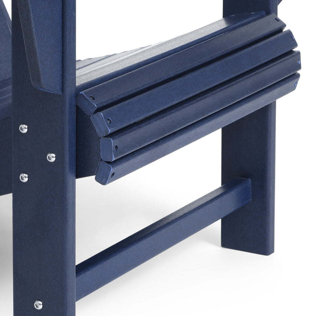 Ensemble de 4 chaises Adirondack d'extérieur Polytrends Aderson avec pouf