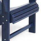 Ensemble de 4 chaises Adirondack d'extérieur Polytrends Aderson avec pouf
