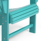 Ensemble de 4 chaises Adirondack d'extérieur Polytrends Aderson avec pouf