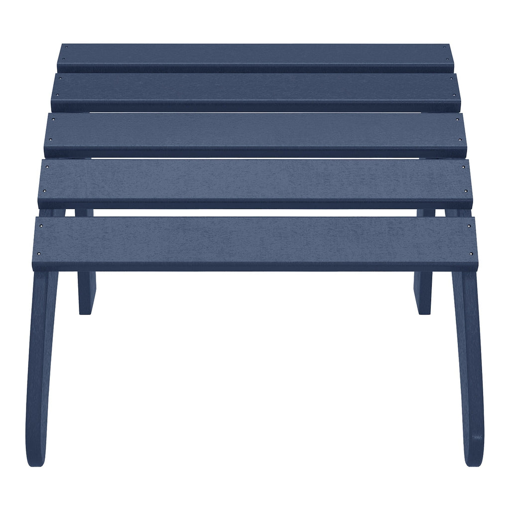 Ensemble de 4 chaises Adirondack d'extérieur Polytrends Aderson avec pouf