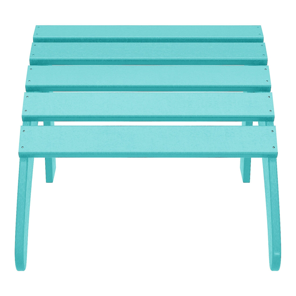 Ensemble de 4 chaises Adirondack d'extérieur Polytrends Aderson avec pouf