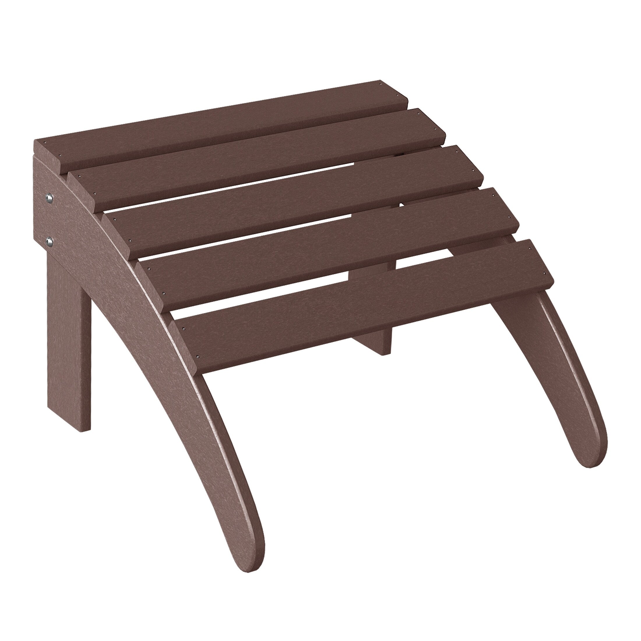 Ensemble de 4 chaises Adirondack d'extérieur Polytrends Aderson avec pouf