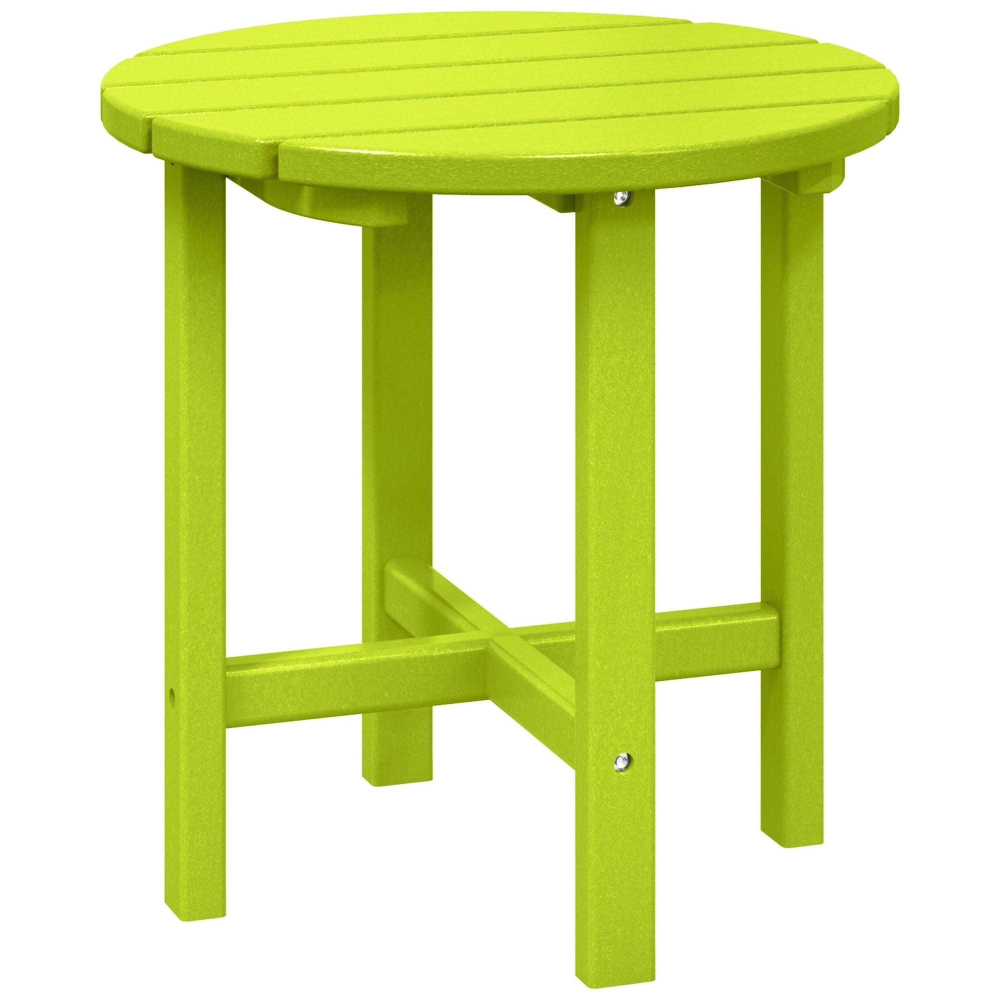 Polytrends Altura Eco-friendly All Weather Round 18 Side Table