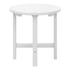 Polytrends Altura Eco-friendly All Weather Round 18 Side Table