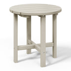 Polytrends Altura Eco-friendly All Weather Round 18 Side Table