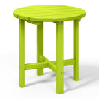 Polytrends Altura Eco-friendly All Weather Round 18 Side Table