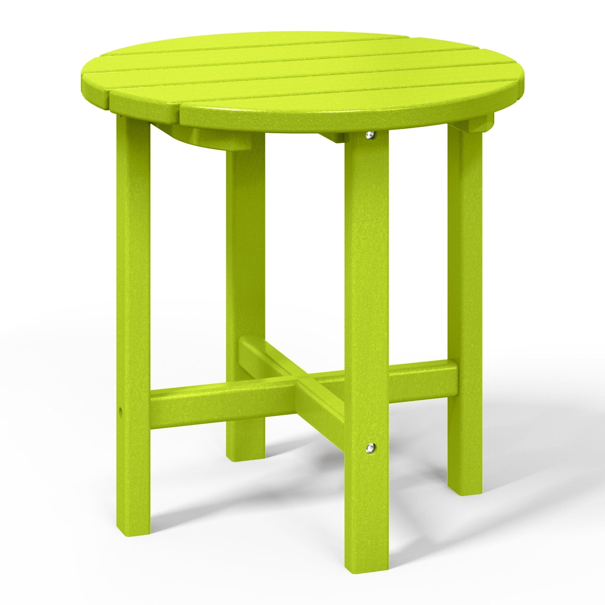 Polytrends Altura Eco-friendly All Weather Round 18 Side Table