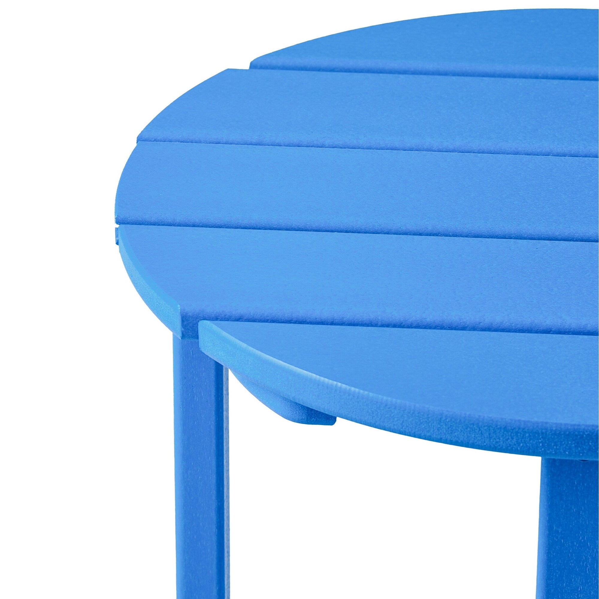 Polytrends Altura Eco-friendly All Weather Round 18 Side Table