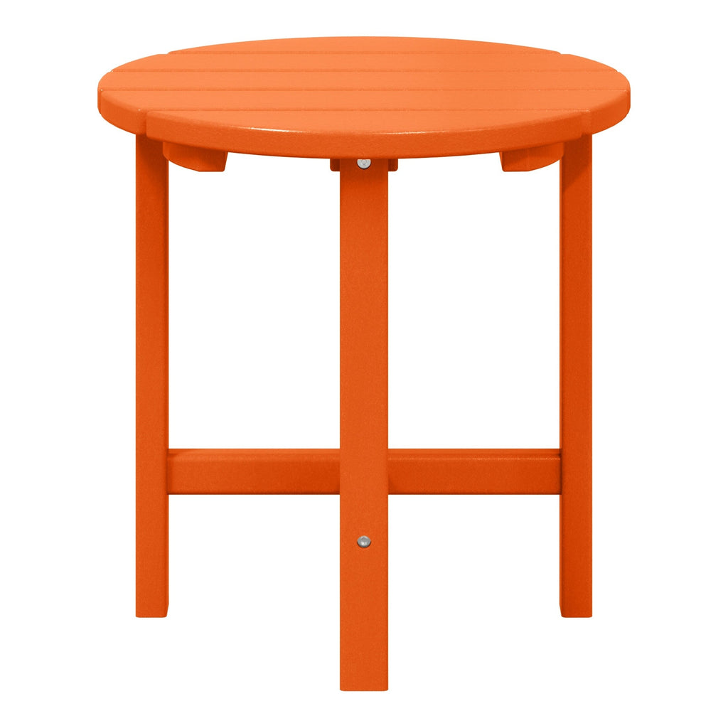 Polytrends Altura Eco-friendly All Weather Round 18 Side Table