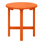 Polytrends Altura Eco-friendly All Weather Round 18 Side Table