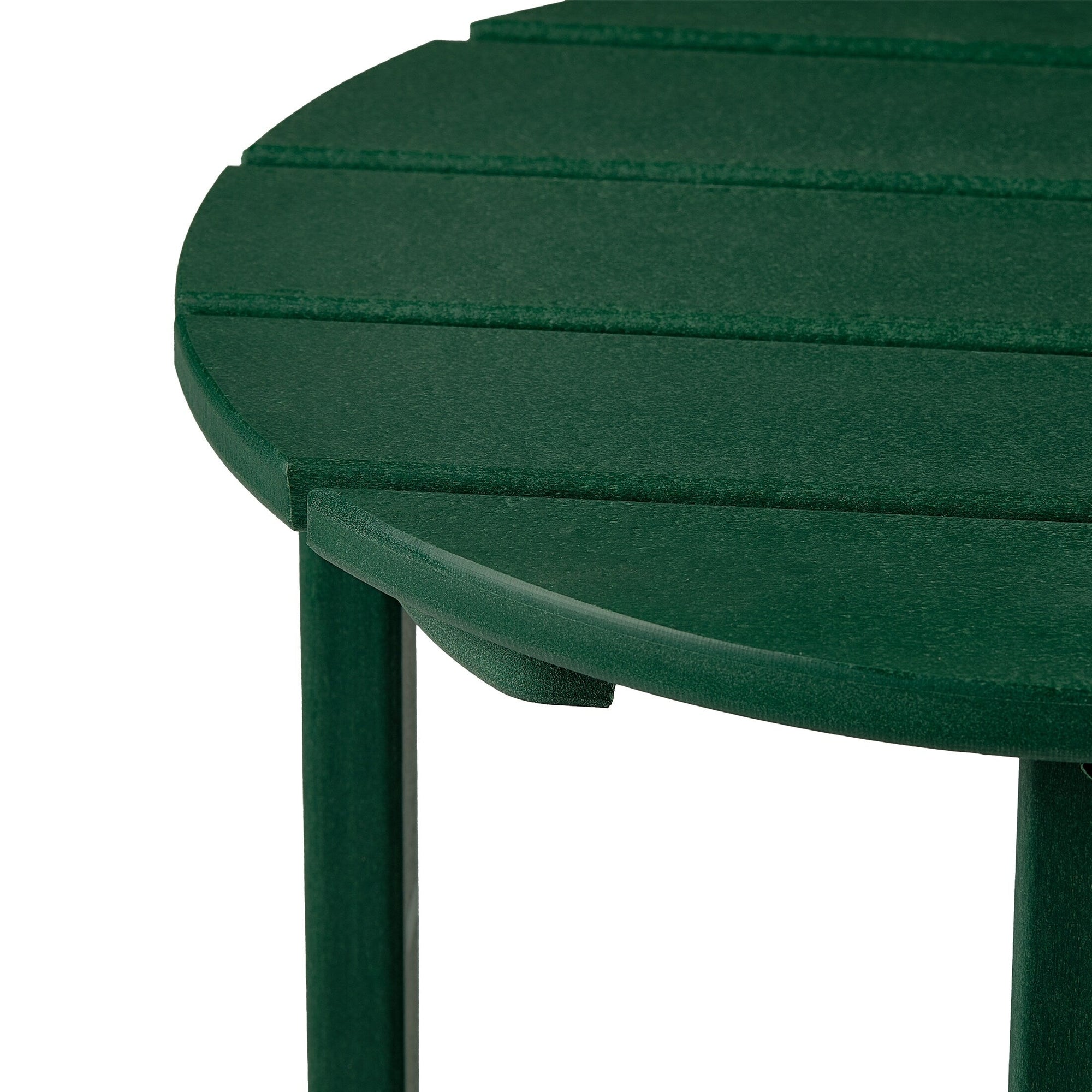 Polytrends Altura Eco-friendly All Weather Round 18 Side Table