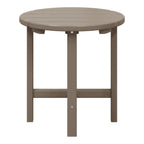 Polytrends Altura Eco-friendly All Weather Round 18 Side Table