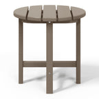 Polytrends Altura Eco-friendly All Weather Round 18 Side Table