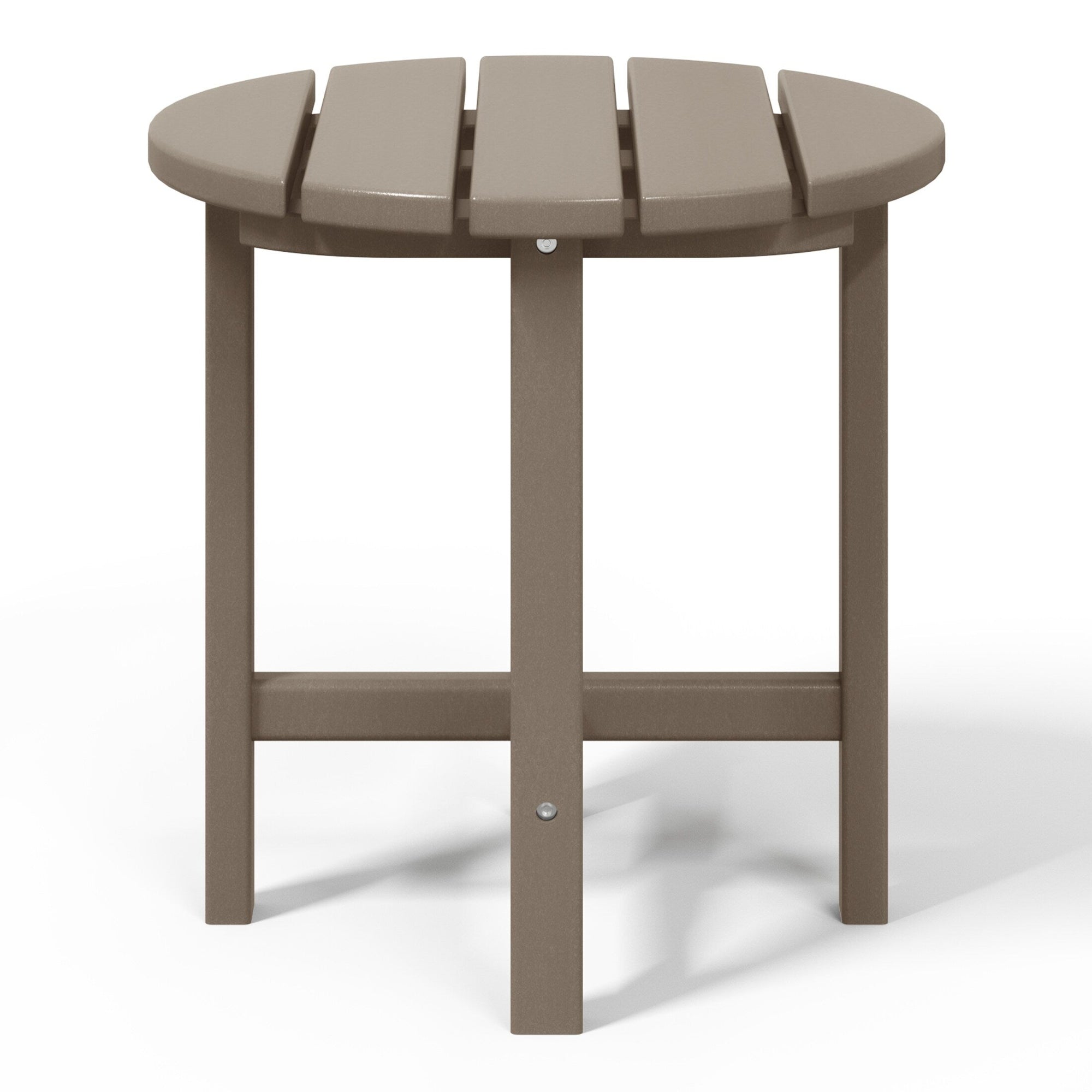 Polytrends Altura Eco-friendly All Weather Round 18 Side Table