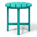 Polytrends Altura Eco-friendly All Weather Round 18 Side Table