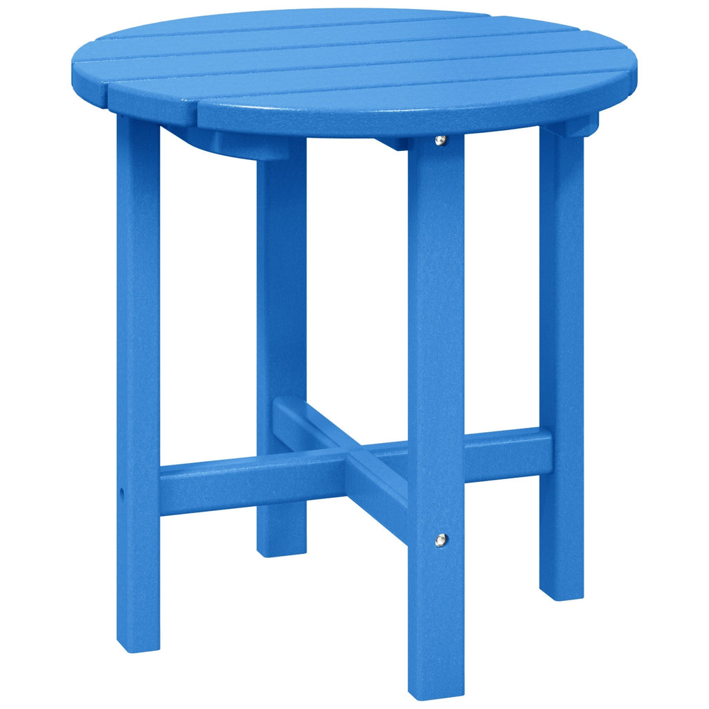 Polytrends Altura Eco-friendly All Weather Round 18 Side Table