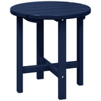 Polytrends Altura Eco-friendly All Weather Round 18 Side Table