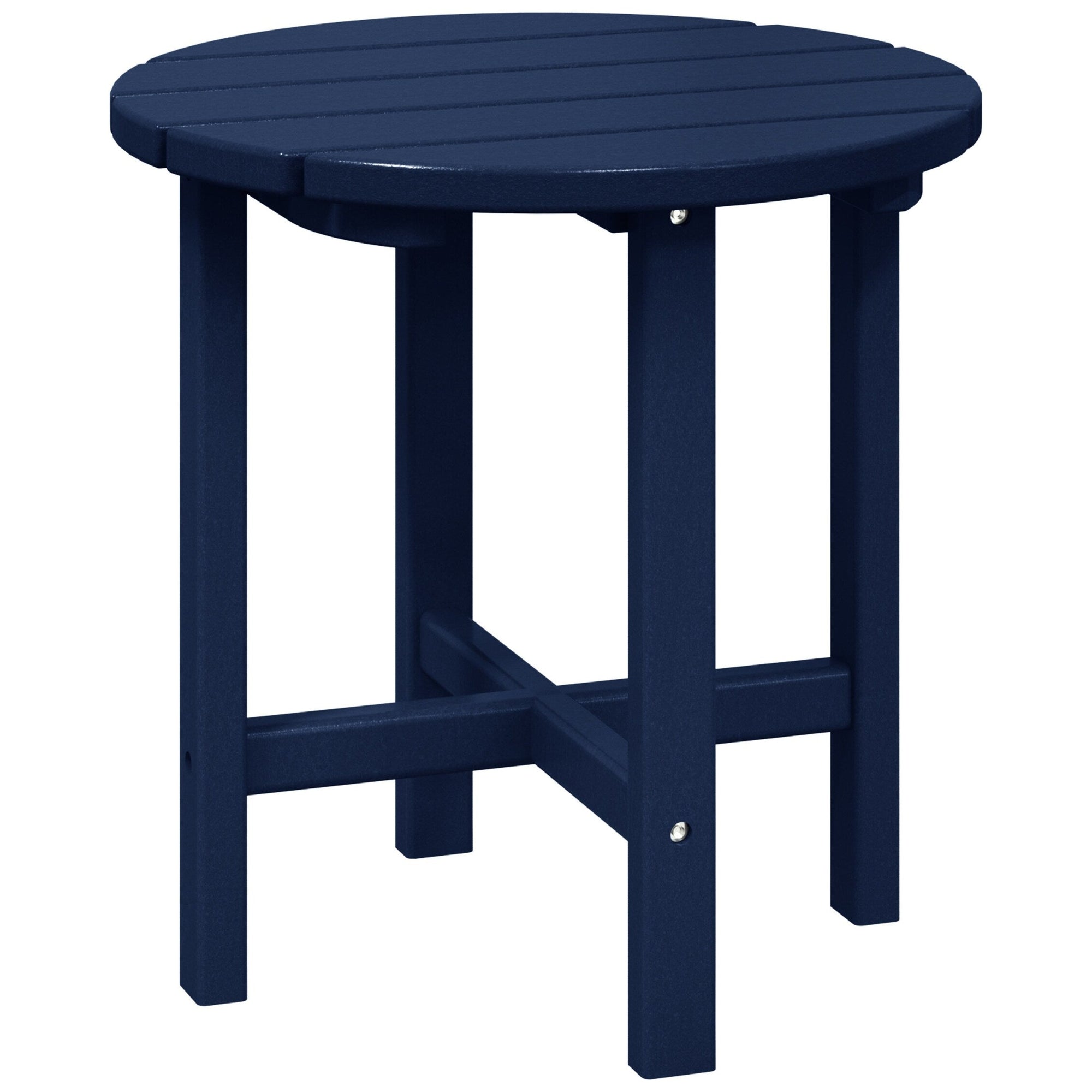 Polytrends Altura Eco-friendly All Weather Round 18 Side Table