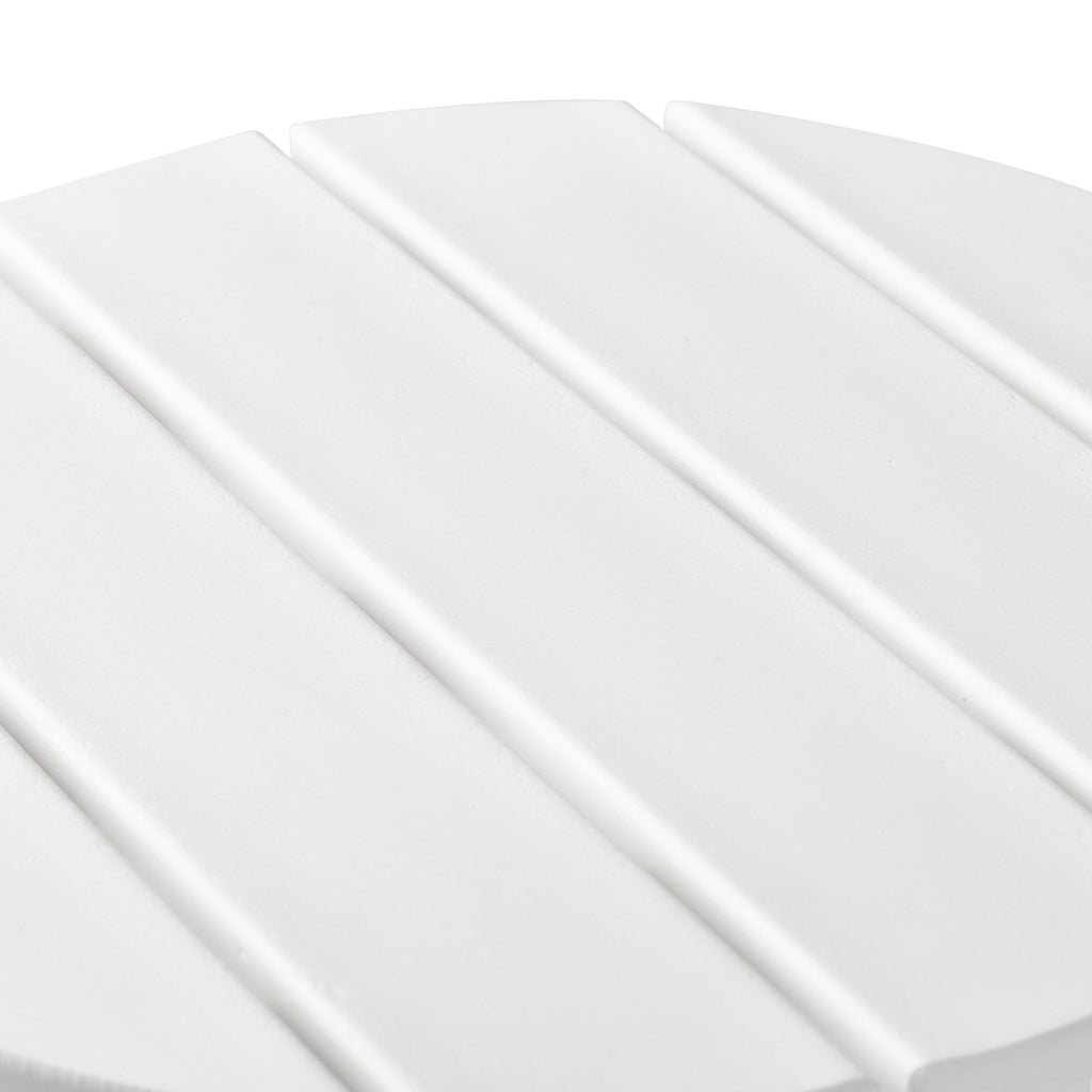Polytrends Altura Eco-friendly All Weather Round 18 Side Table