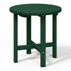 Polytrends Altura Eco-friendly All Weather Round 18 Side Table