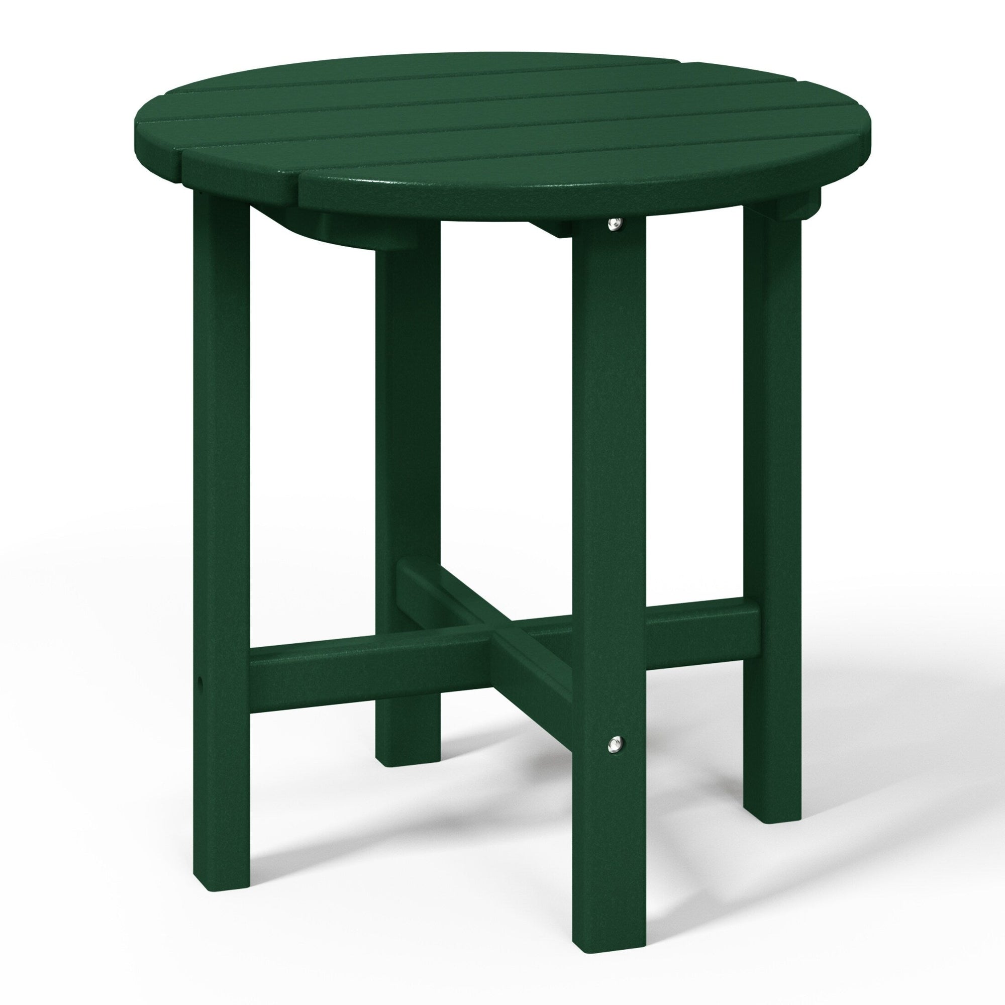 Polytrends Altura Eco-friendly All Weather Round 18 Side Table