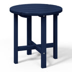 Polytrends Altura Eco-friendly All Weather Round 18 Side Table