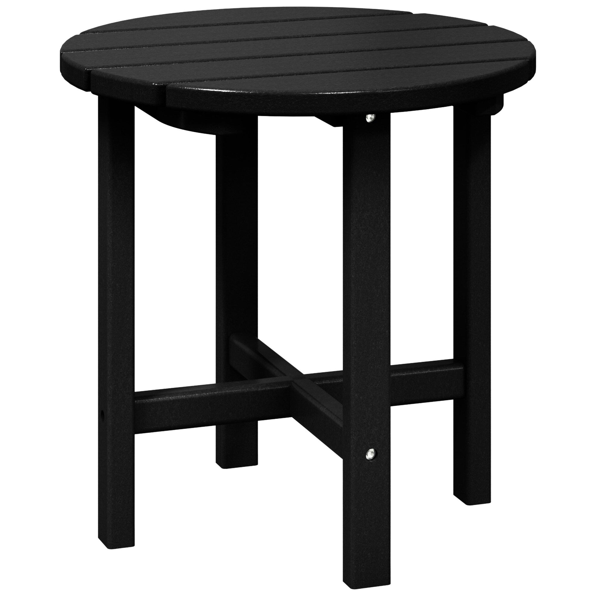 Polytrends Altura Eco-friendly All Weather Round 18 Side Table