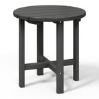 Polytrends Altura Eco-friendly All Weather Round 18 Side Table