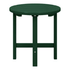 Polytrends Altura Eco-friendly All Weather Round 18 Side Table