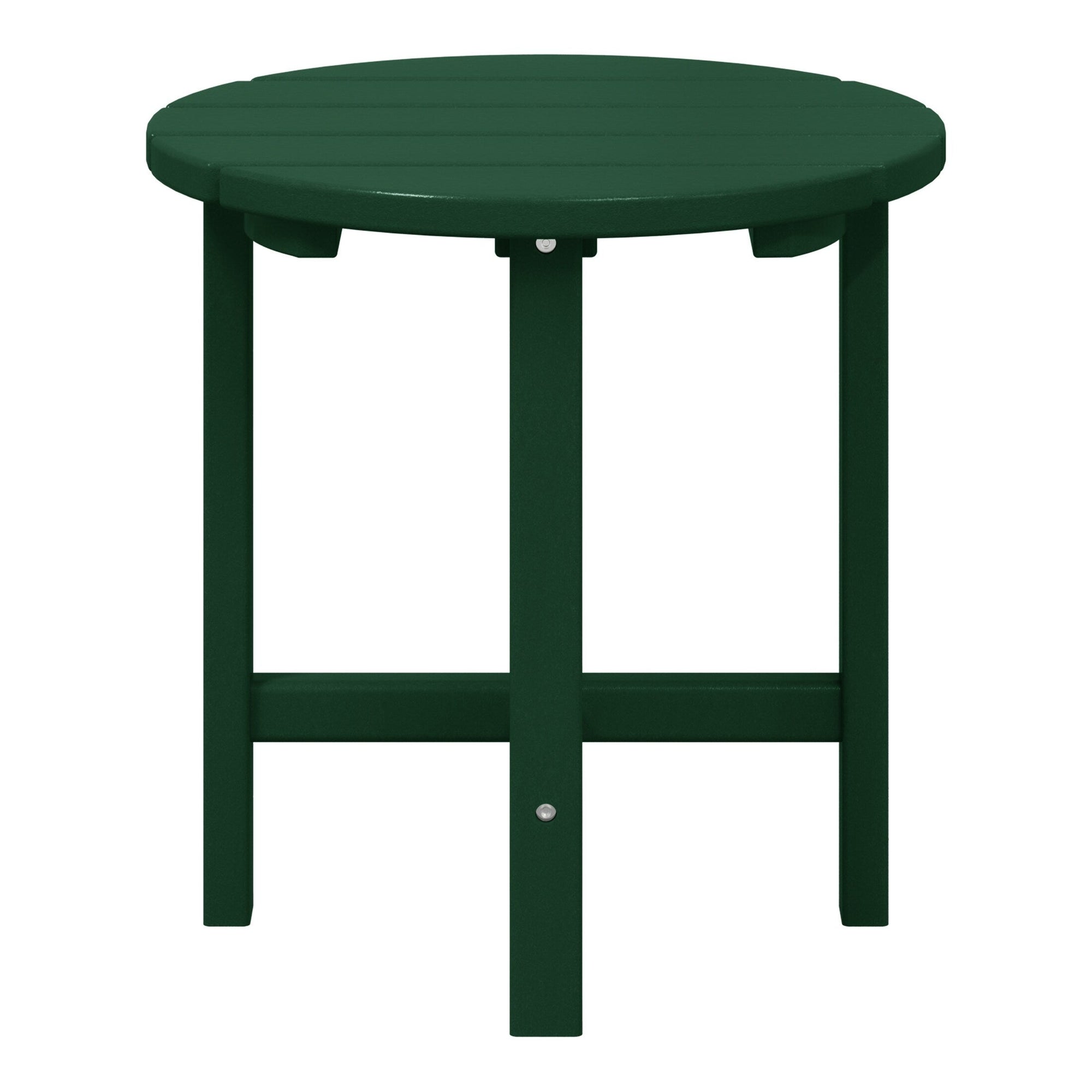 Polytrends Altura Eco-friendly All Weather Round 18 Side Table