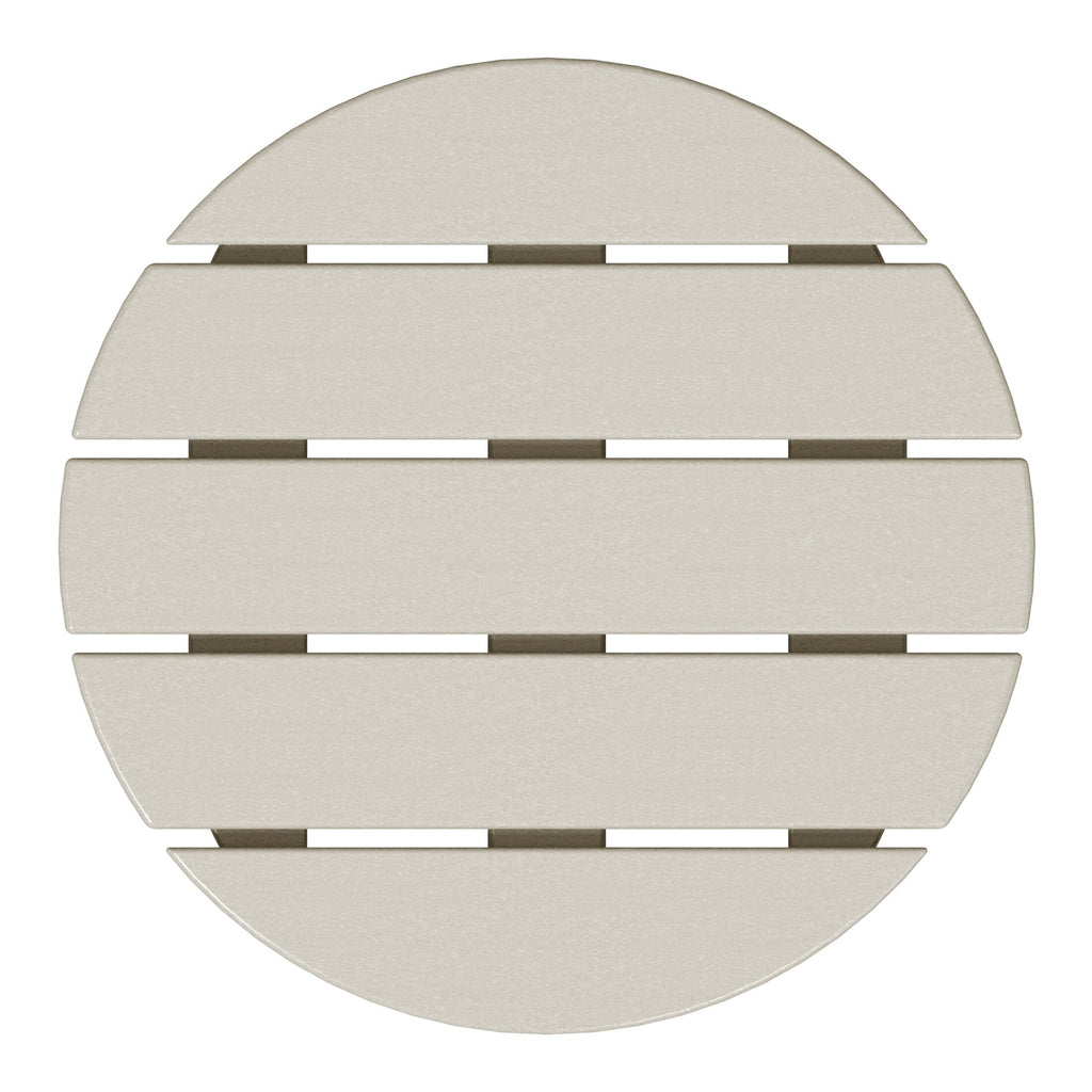 Polytrends Altura Eco-friendly All Weather Round 18 Side Table