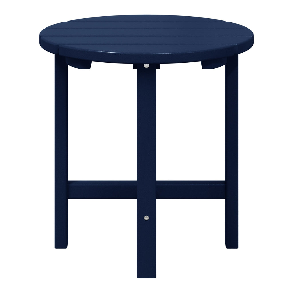 Polytrends Altura Eco-friendly All Weather Round 18 Side Table