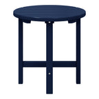 Polytrends Altura Eco-friendly All Weather Round 18 Side Table