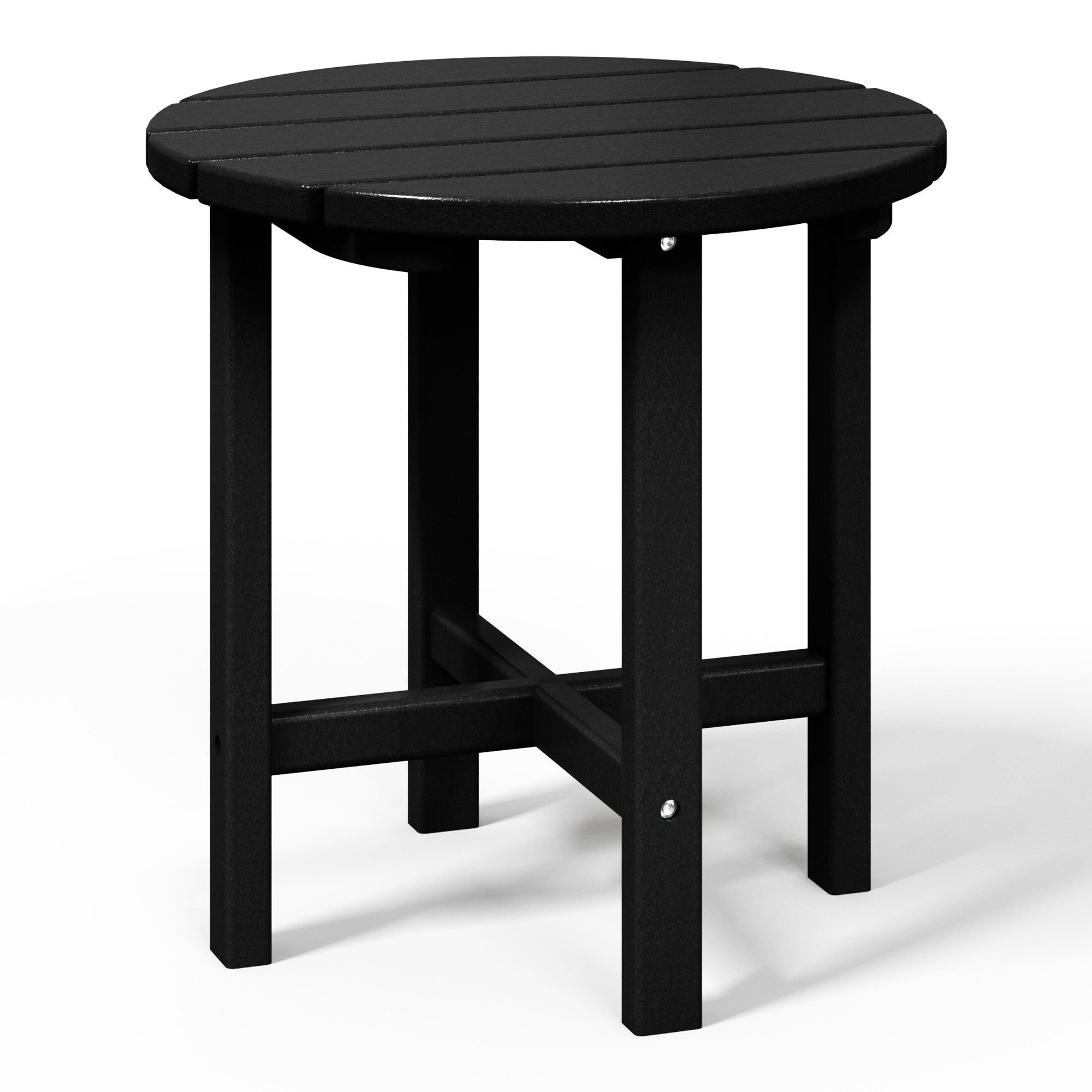 Polytrends Altura Eco-friendly All Weather Round 18 Side Table