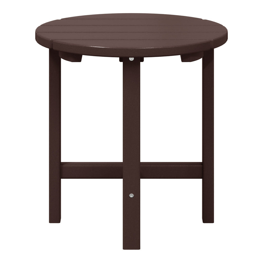 Polytrends Altura Eco-friendly All Weather Round 18 Side Table