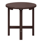 Polytrends Altura Eco-friendly All Weather Round 18 Side Table