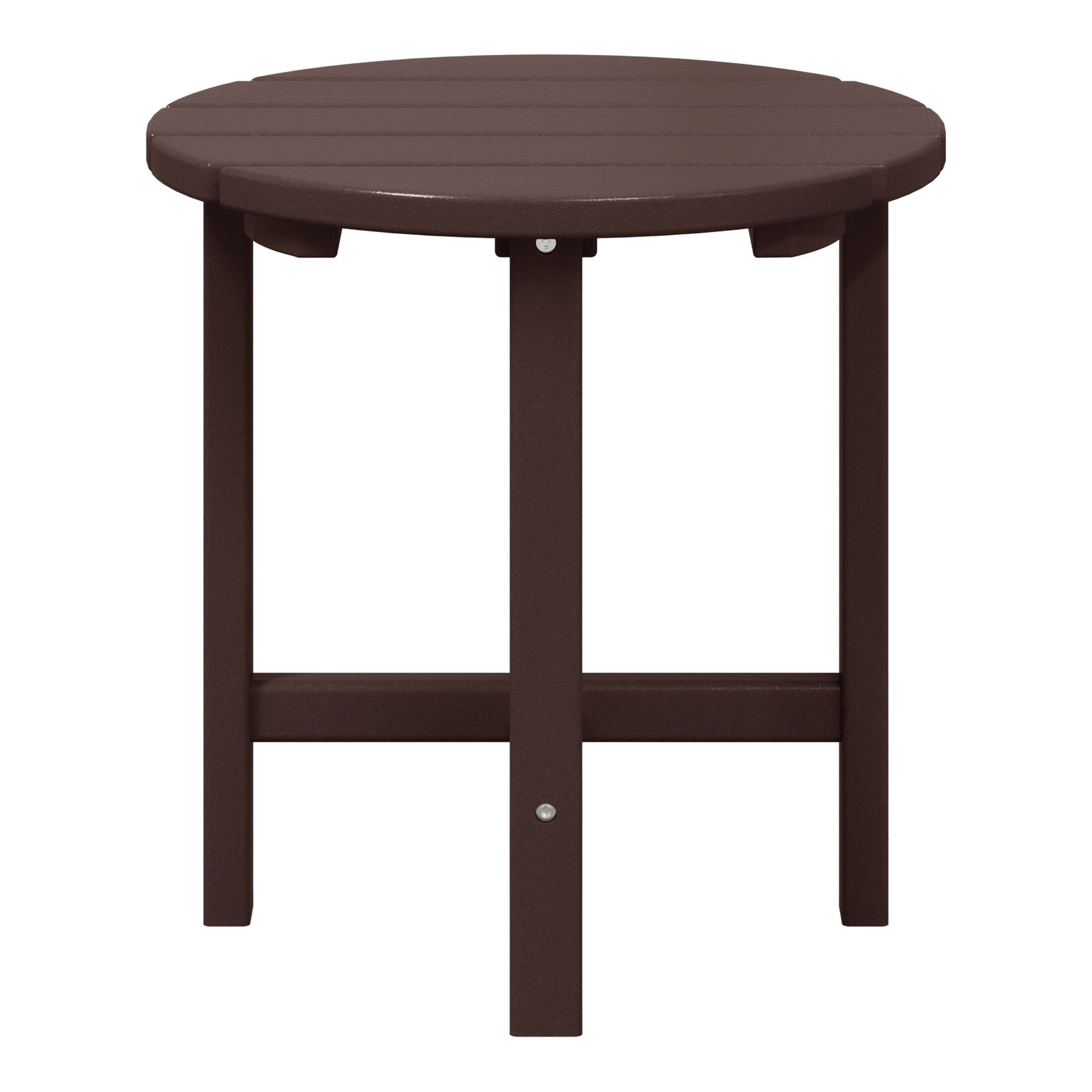 Polytrends Altura Eco-friendly All Weather Round 18 Side Table