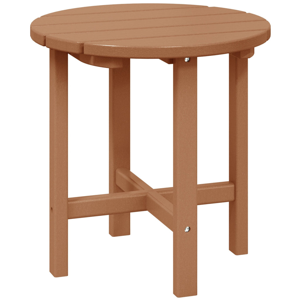 Polytrends Altura Eco-friendly All Weather Round 18 Side Table
