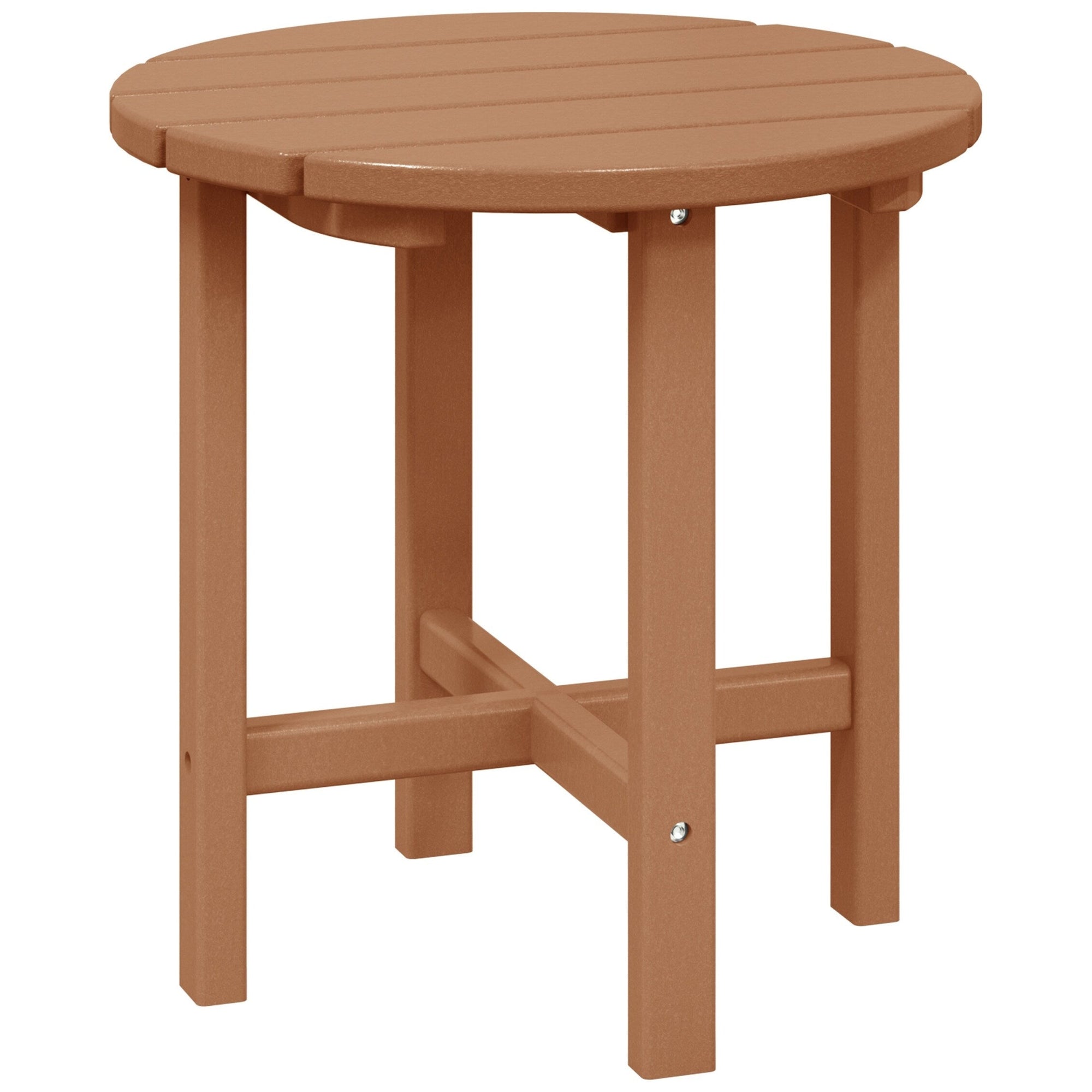 Polytrends Altura Eco-friendly All Weather Round 18 Side Table